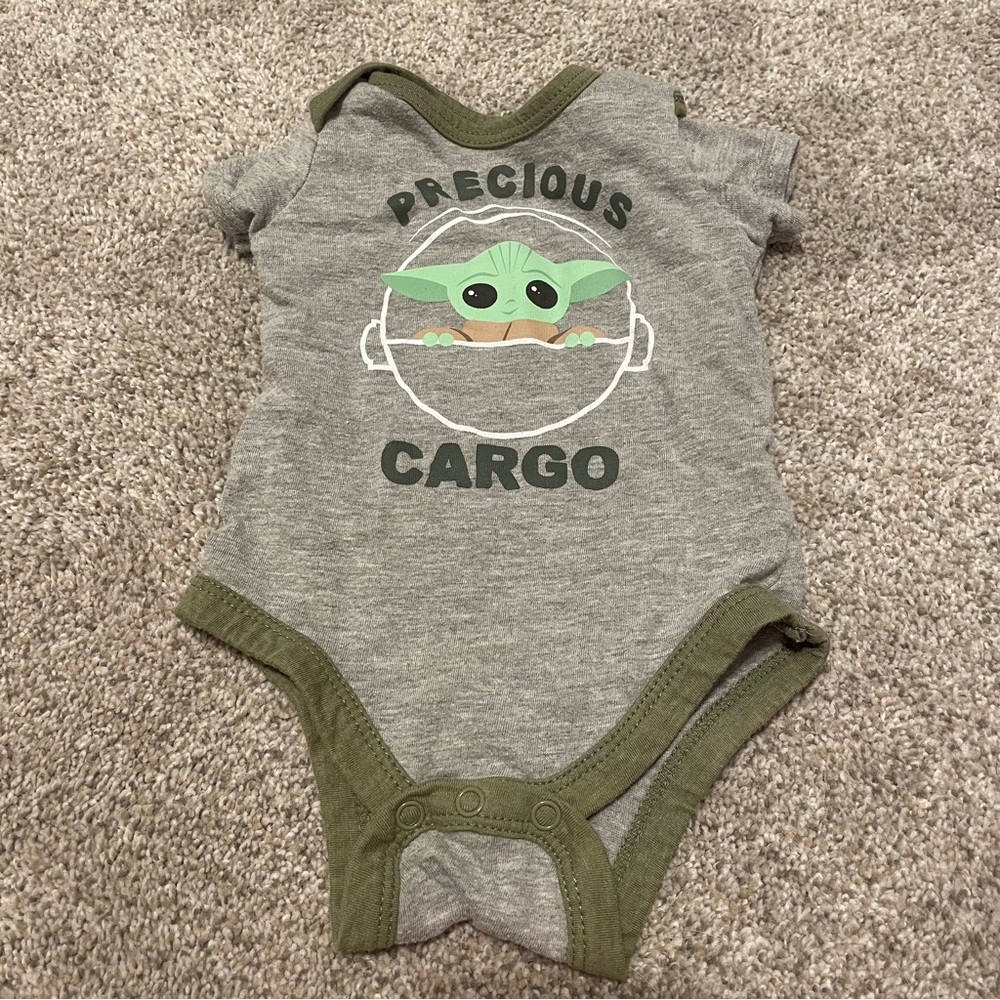 Bundle of Two Star Wars Baby Yoda Infant Clothes - Picture 1 of 10